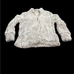 Weatherproof Gray Oversized Long Sleeve Sweatshirt